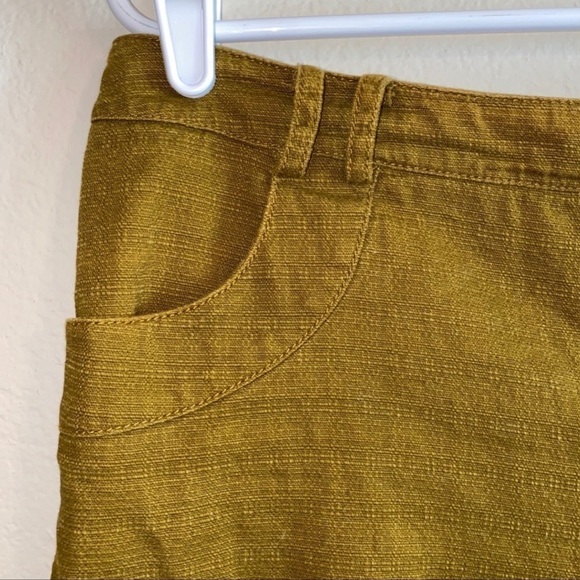 ANTHRO ELEVENSES Khaki Green Safra High Rise Shorts, Size 0 - Picture 6 of 9